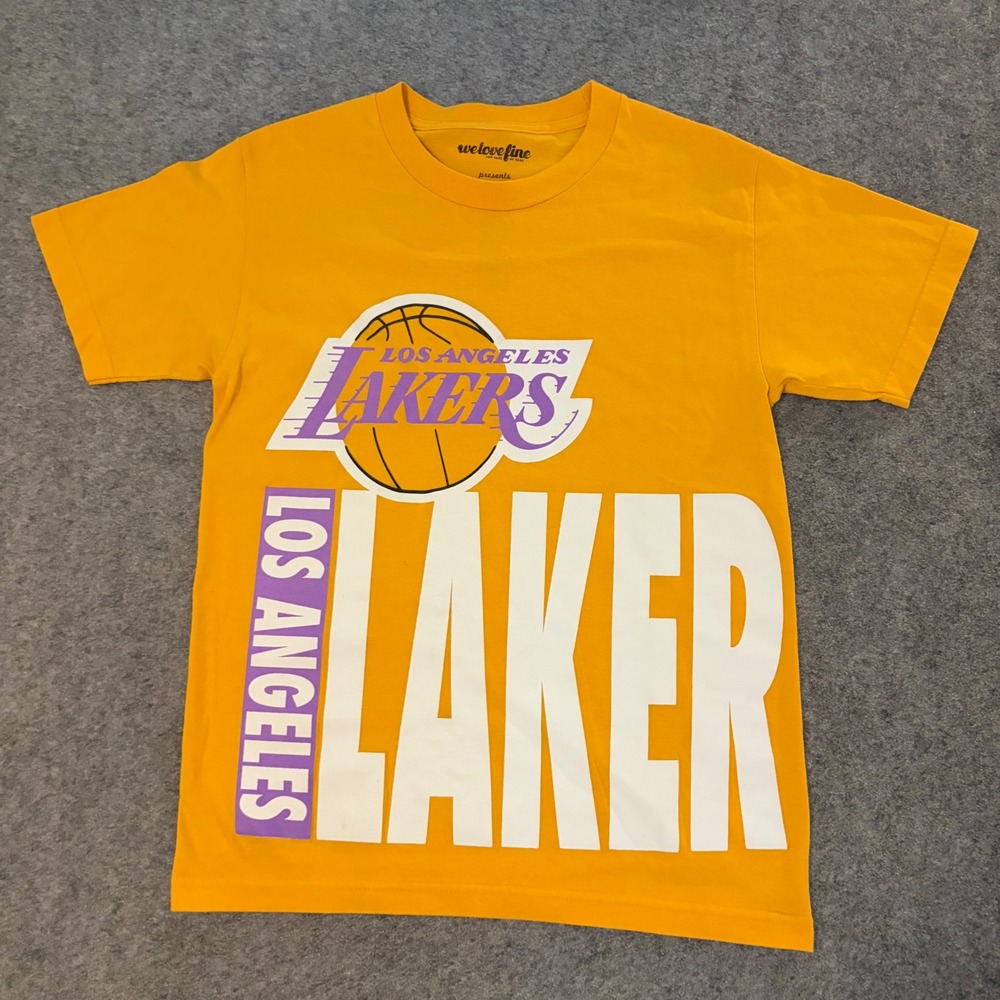 WeLoveFine Los Angeles Lakers T Shirt Mens S Hardwood Classics Graphic‎ NBA